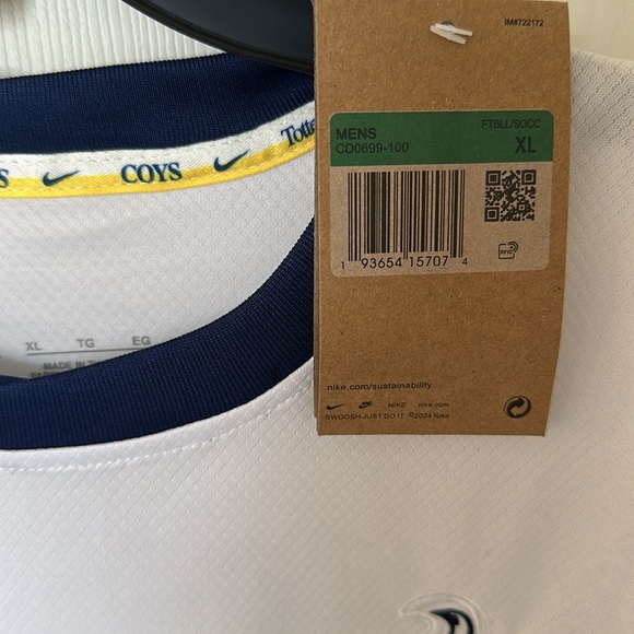 Tottenham Hostspur Romero Men’s Jersey, XL NWT - Picture 2 of 3